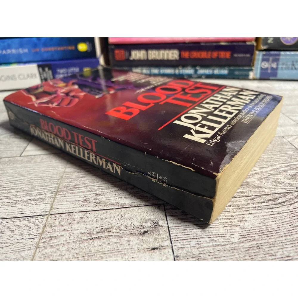 Blood Test Jonathan‎ Kellerman Paperback psychological Thriller Novel 1987